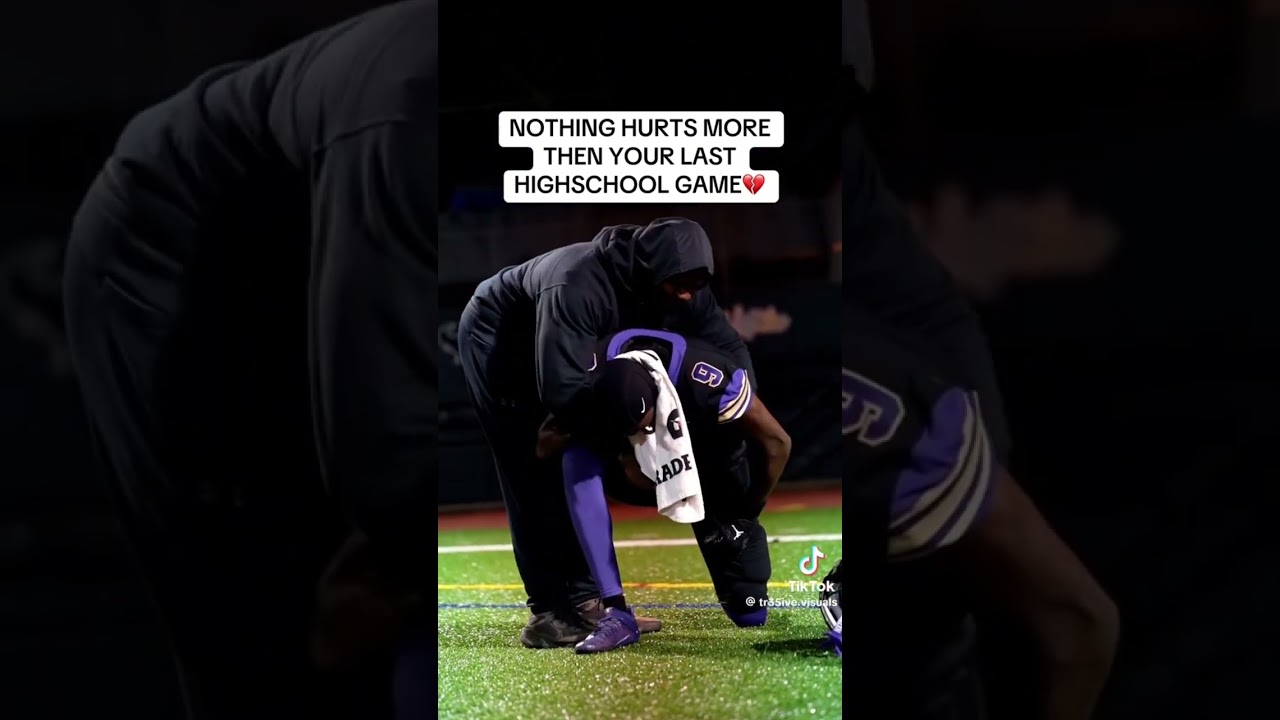 Heartbreak of playing your last game