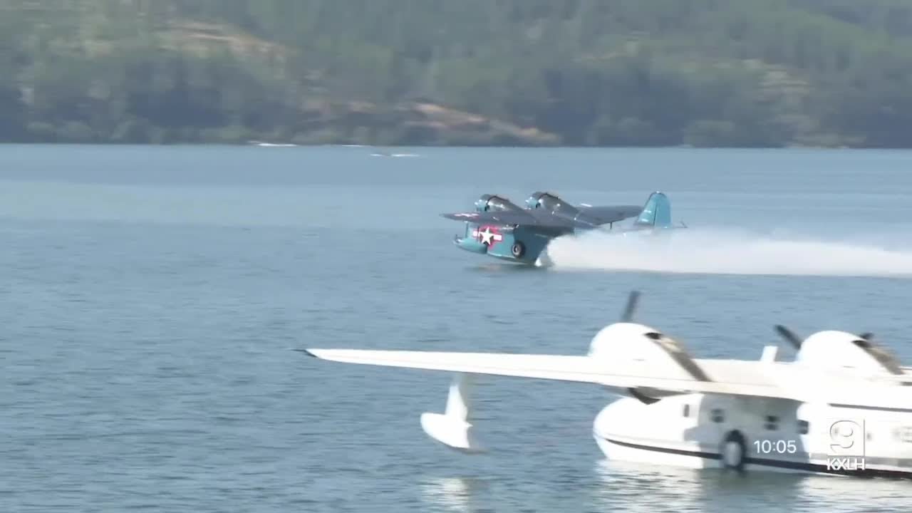 Seaplane Invasion on Lake Mary Ronan YouTube