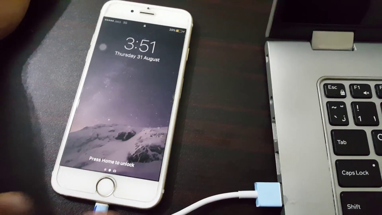 conectar a internet por cable usb iphone