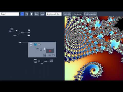 mandelbrot fractal in my visual programming environment