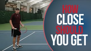 How Close To Get To The Net | Online Tennis Lessons | Net Position Explained How Close To Get To The Net | Online Tennis Lessons | Net Position Explained