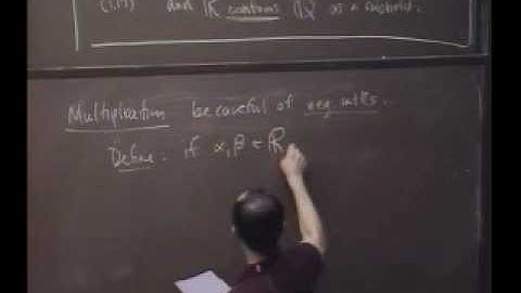 Real Analysis, Lecture 3: Construction of the Reals (9/9)
