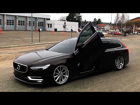 Volvo V90 with Lambo doors and Air suspension. Volvo tuning