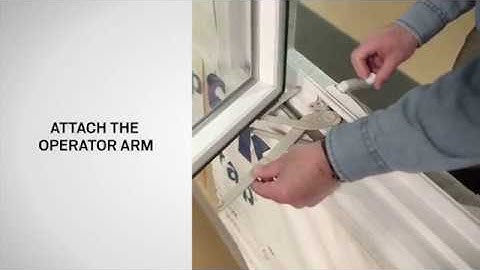 Casement Window Operating Sash Replacement, Silver Line