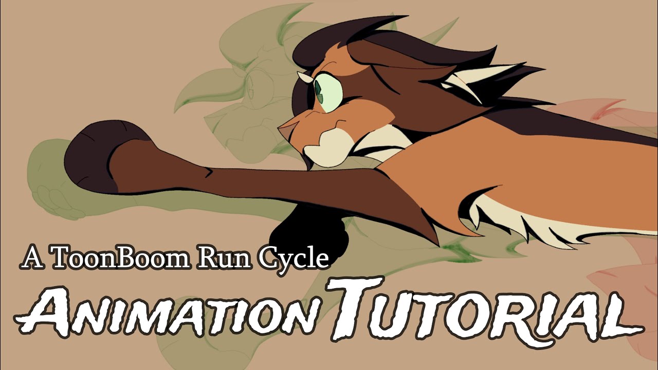 Making a Run Cycle in ToonBoom | Cat Animation Tutorial - YouTube