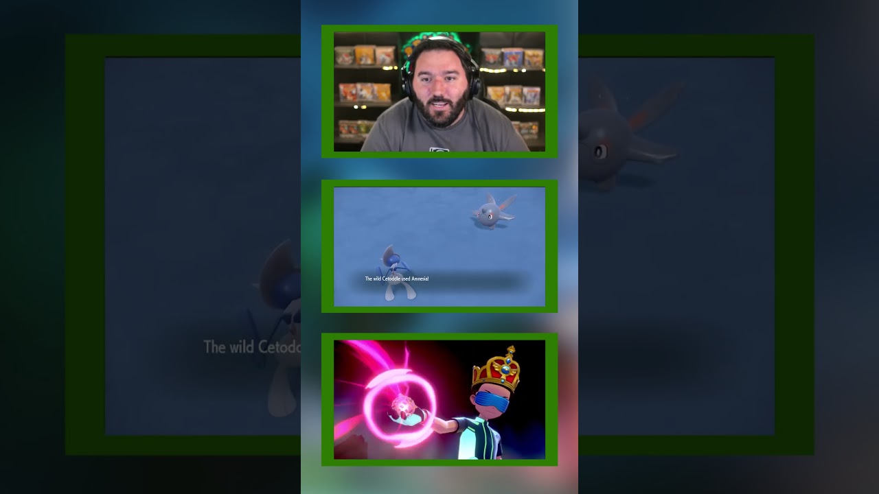 Shiny Cetoddle the sleepy(and I almost missed it)!