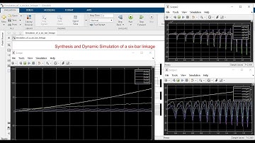 6 bar linkage on MATLAB #shorts