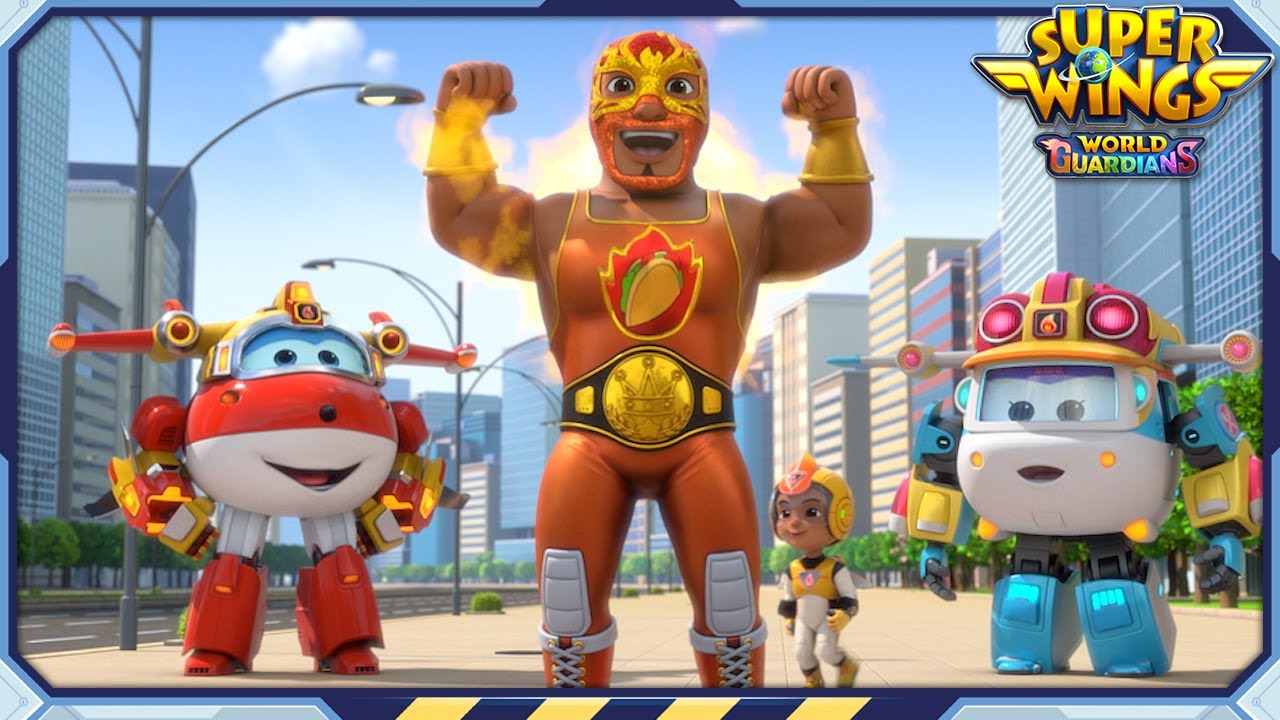 SUPERWINGS6 HL] Hot Taco Trouble in Mexico | Superwings World