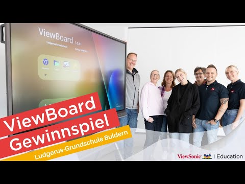 (ViewBoard Gewinnspiel) Zum Besuch beim Gewinner Ludgerus-Grundschule Buldern | ViewSonic Education