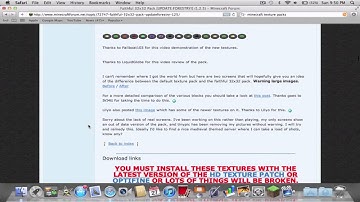How To Install Minecraft Texture Packs 1.2.5