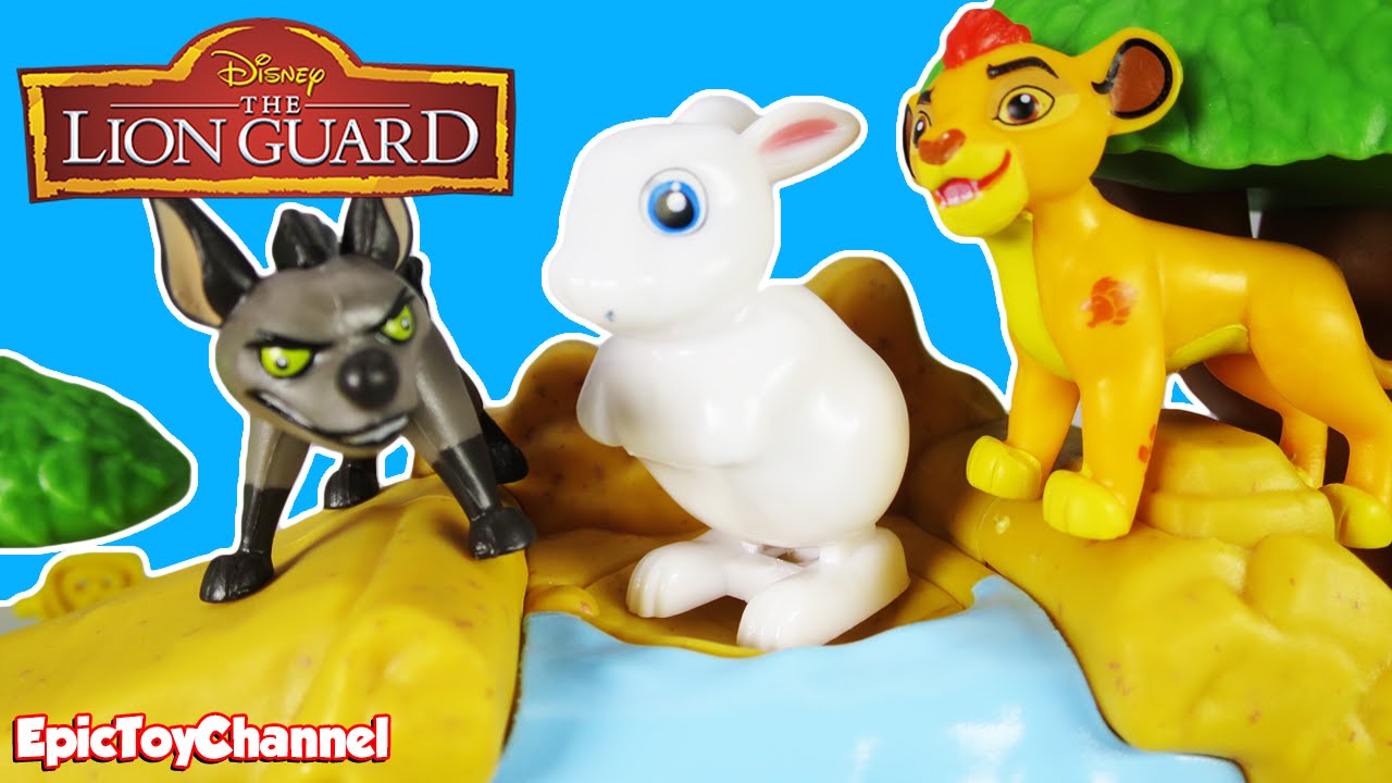 LION GUARD Disney Junior Defend The Pride Lands Play Set, Lion Guard Kion Parody by Epic Toy Channel