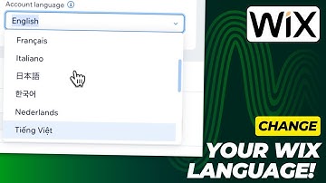 How to Change Your Account Main Language on WIX | Change Default Language! - 2025