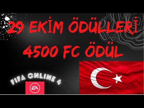 29 EKİM ÖDÜLLERİ ! / YENİ ETKİNLİKLER / FIFA ONLINE 4