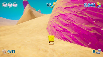 Exploring Downtown OUT-OF-BOUNDS - Spongebob SquarePants Battle For Bikini Bottom Rehydrated