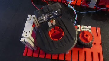 NEMA 8 Stepper motor FTDuino, Fischeretechnik with autohome