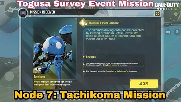 Node 7: Tachikoma driving test Mission | Tachikoma Location in Isolation Map Cod Mobile