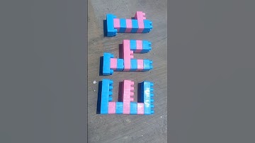 ASMR Building blocks lego / Number One hundred and forty three