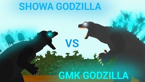 Godzilla Showa Vs Godzilla Gmk | Animation | Shín Creátíons