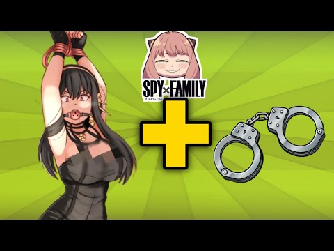 Spy x Family Characters Cuffed Mode | شخصيات spy x family مكبلة بالاغلال