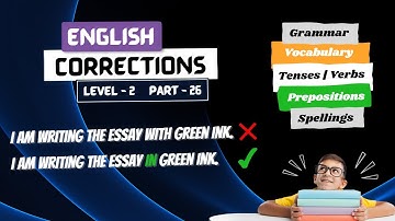 Learn English with Common Errors Level 2 Part 26 | Spotting errors | English Mistakes