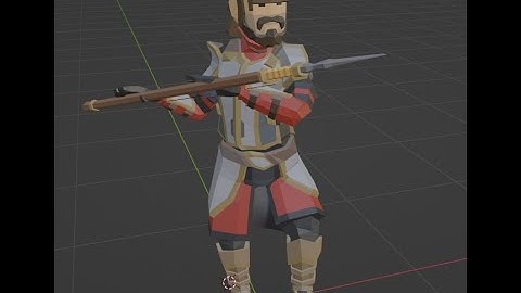 Blender Tutorial - 2H Weapons Rigging for Synty Characters