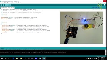 ¡Arduino! control de motor y simulación en proteus
