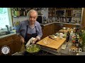 Brussels sprouts with bacon | Jacques Pépin Cooking At Home | KQED