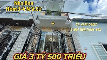 Nhà Đẹp Cần Thơ Chính Chủ | NHÀ BÁN CẦN THƠ 1 TRỆT 1 LẦU HẺM 3-4 NGUYỄN VĂN CỪ - GIÁ RẺ - BAO ĐẸP