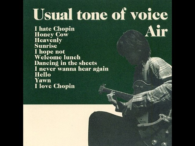 Air Usual tone of voice アナログレコード AIR AIR - Usual Tone Of Voice - YouTube