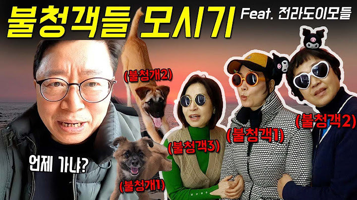 불청객들 정성을 다해 모시기 (전라도 이모들 군대식으로 강릉 여행시키기)