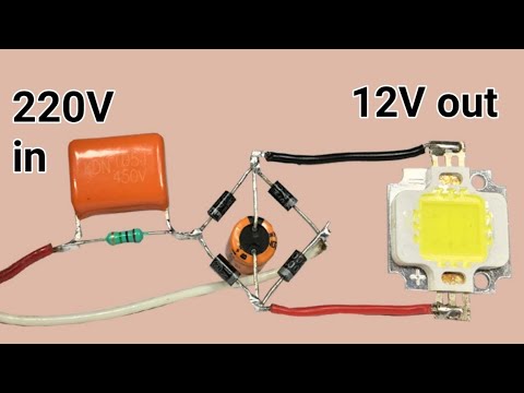 220v to 12v without transformer 