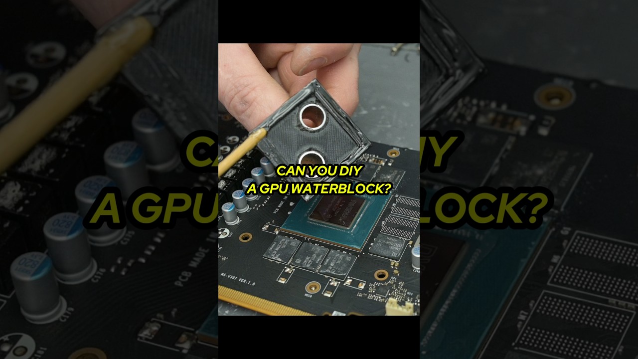 I PUT WATER ON A RUNNING GPU