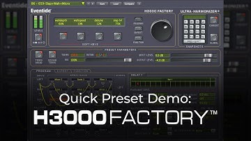 H3000 Factory Presets Demo