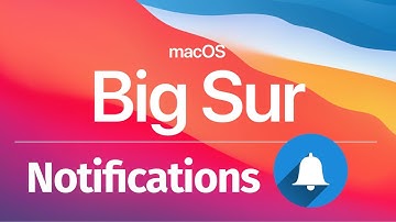 How do I manage Notifications on macOS Big Sur