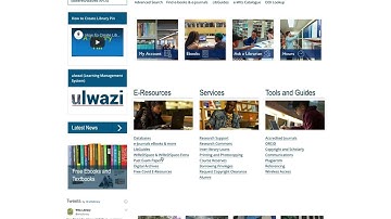 Using the Wits library resources