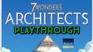 7 Wonders Architects Board Game | Playthrough (Game 1)