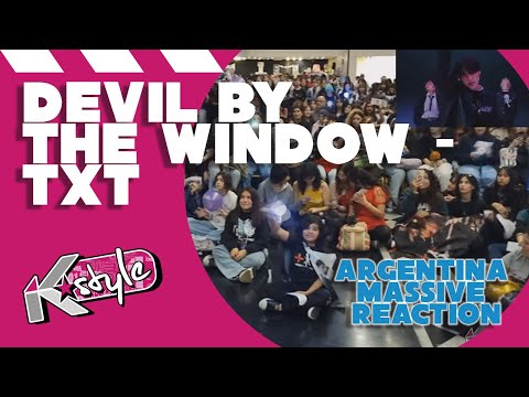 TXT "DEVIL BY THE WINDOW (Performance)" MASSIVE MV REACTION // 투모로우바이투게더 리액션 아르헨티나