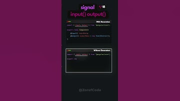 Angular 18 - Signal based input output #coding #angular