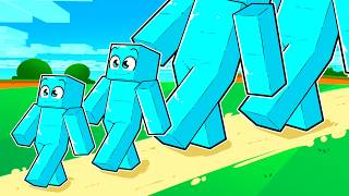 A Cada Passo fico MENOR no MINECRAFT!