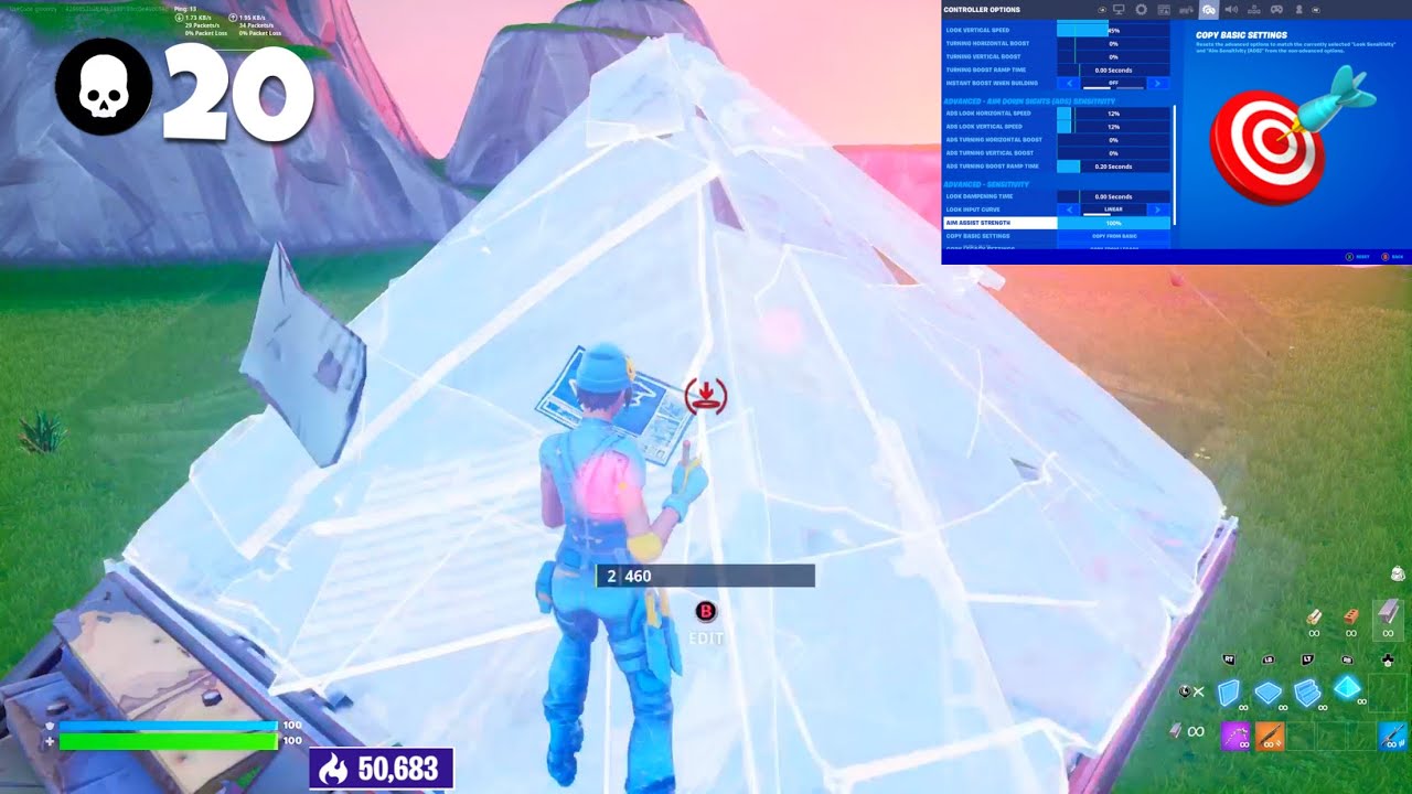 Xbox Series S Fortnite Season 2 Arena Highlights + AIMBOT Controller Settings (4K 120FPS)