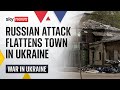 Inside vovchansk  the town being flattened by russias offensive  ukraine war