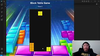 Coding ฝึกเขียนเกมส์ Block Tetris Game By HTML JAVA CSS