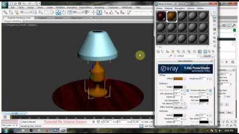 Vray Lighting Tutorial (Table Lamp) + 3D max