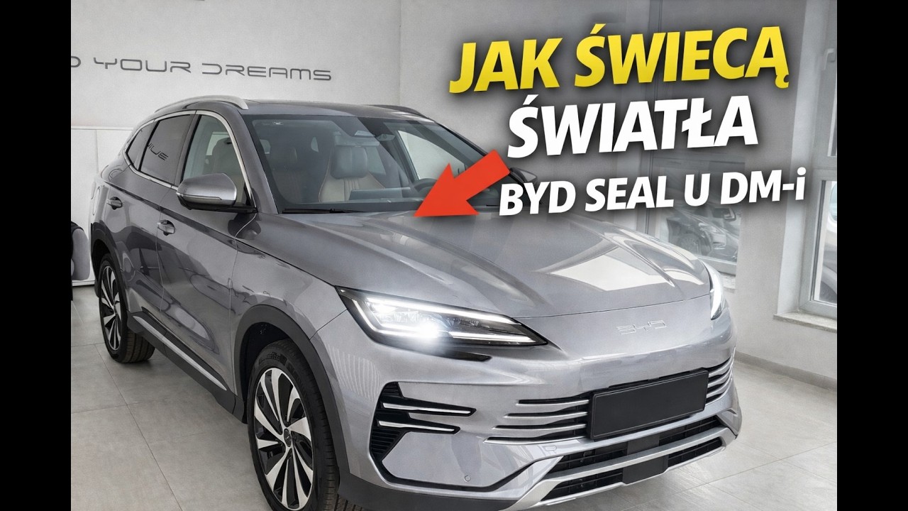 BYD Seal U DM-i Boost - jak świeci w nocy (oświetlenie wnętrza Led)/ Night led lights (#12)