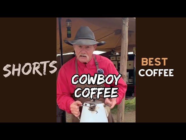 Cowboy Coffee- The Smoothest Cup You'll Ever Have! #shorts 