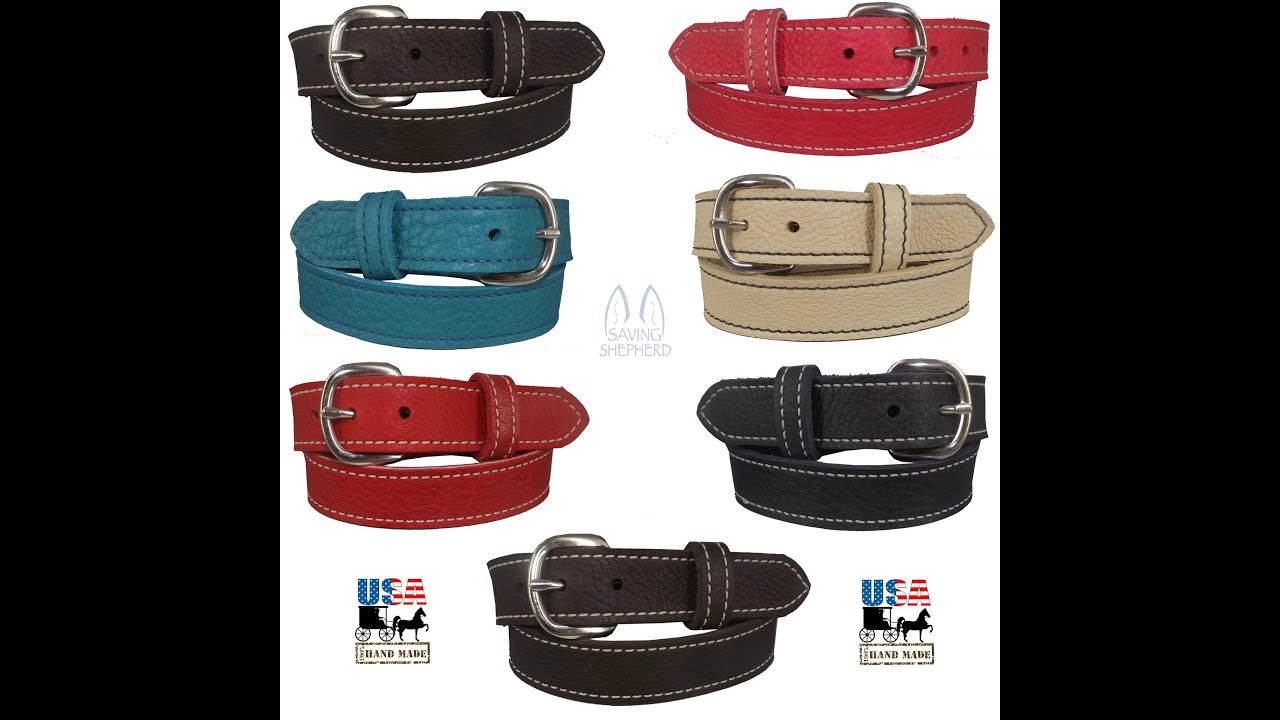 Ladies Handmade Bullhide Leather Belts