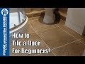 Hex Mosaic Floor Tile Install - YouTube