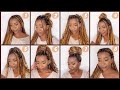 CURLY END KNOTLESS BRAIDS: 8 WAYS TO STYLE | Styling Box Braids for Beginners | Easy Black Hairstyle