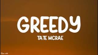 Tate McRae - greedy (Lyrics)