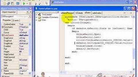 aula  Delphi c/ Interbase - Ajeitando Forma Bairro2